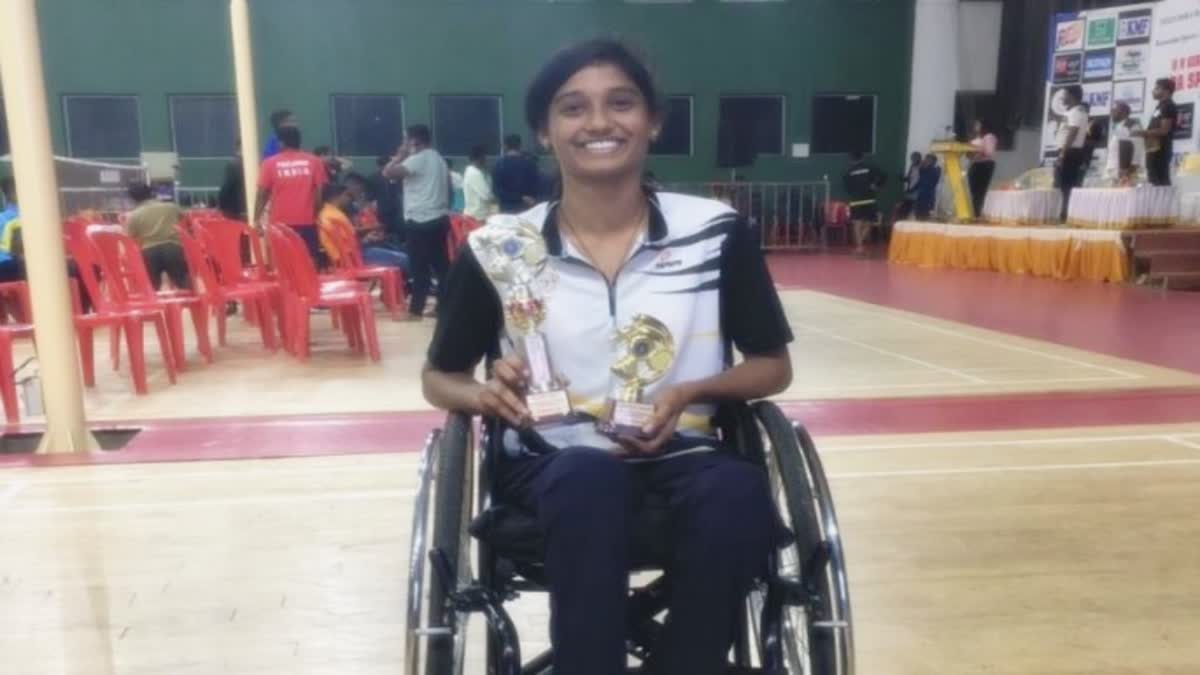 INSPIRATIONAL STORY OF PADALA RUPADEVI FROM SRIKAKULAM ANDHRA PRADESH WON MANY MEDALS IN PARA BADMINTON