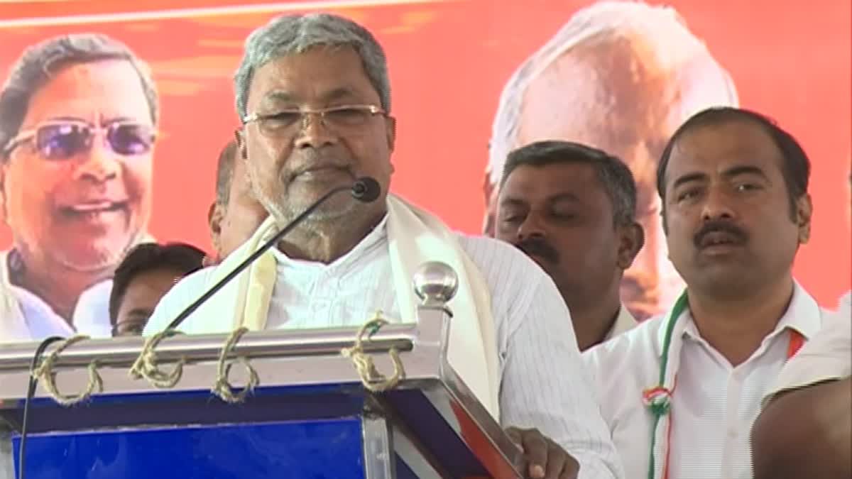 Opposition leader Siddaramaiah