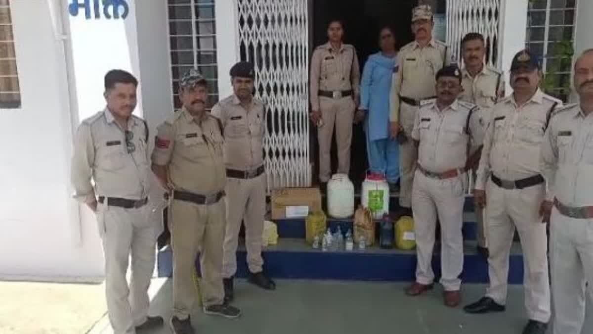 Major action of police on illegal liquor in Shahdol