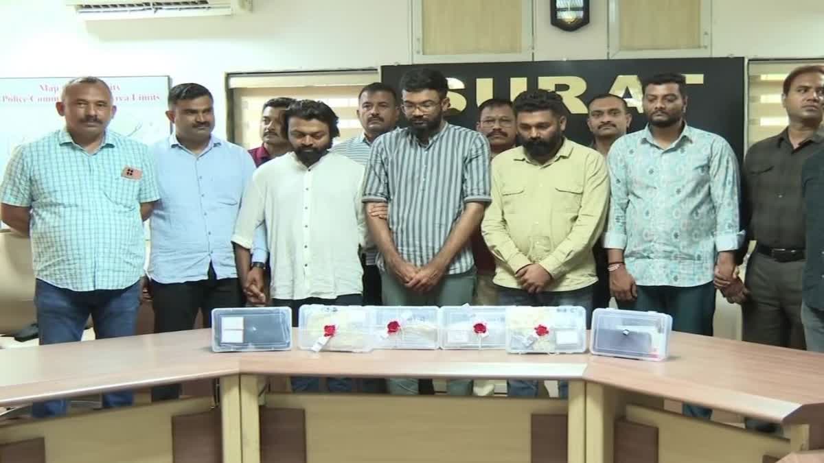 Four Smuggler Arrested Near Surat Airport