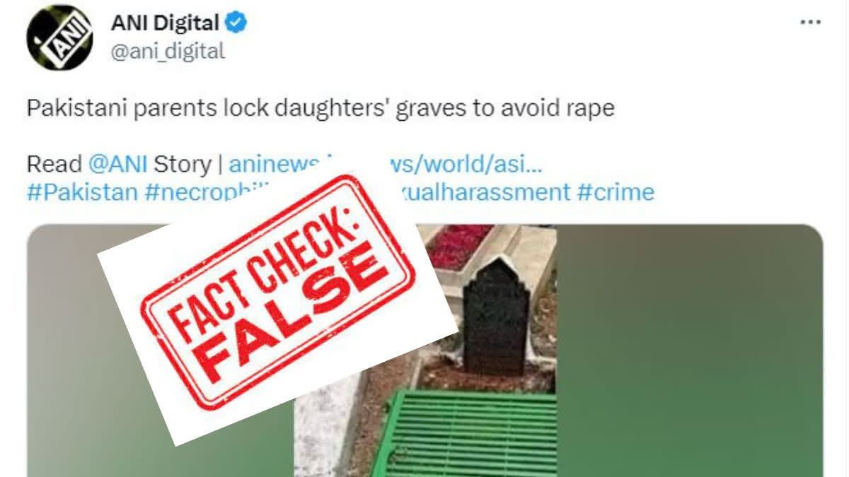 Fact check: Picture of grill lock on grave is from Hyderabad not Pakistan