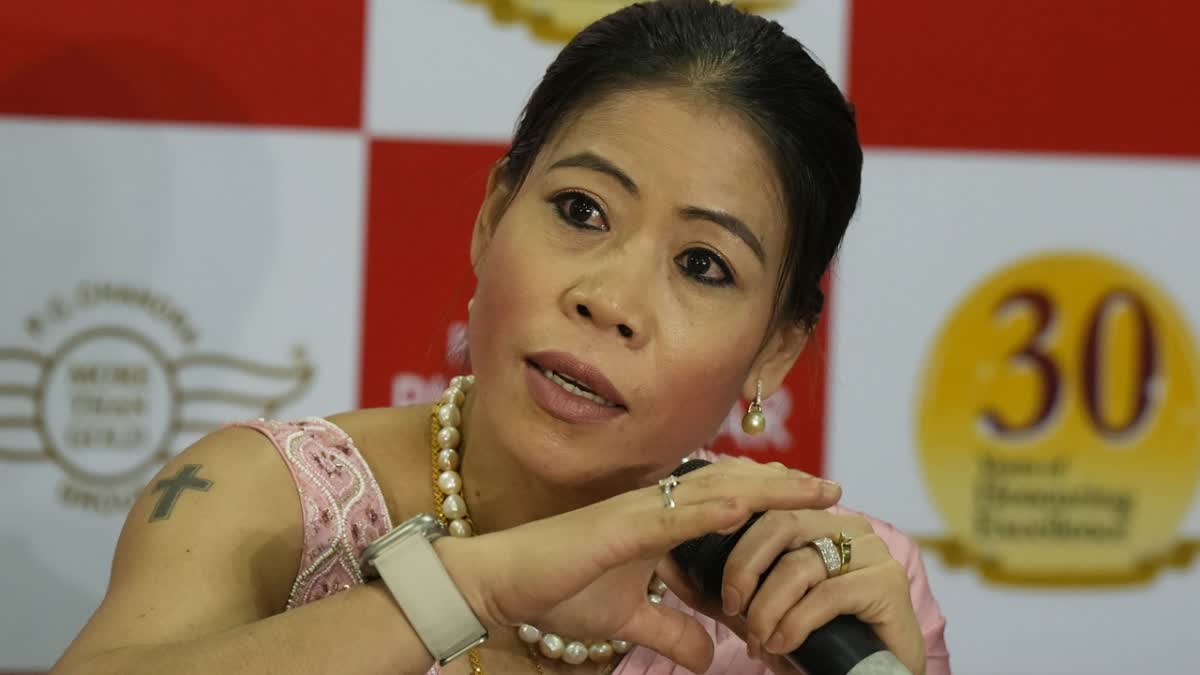 Mary Kom in Kolkata