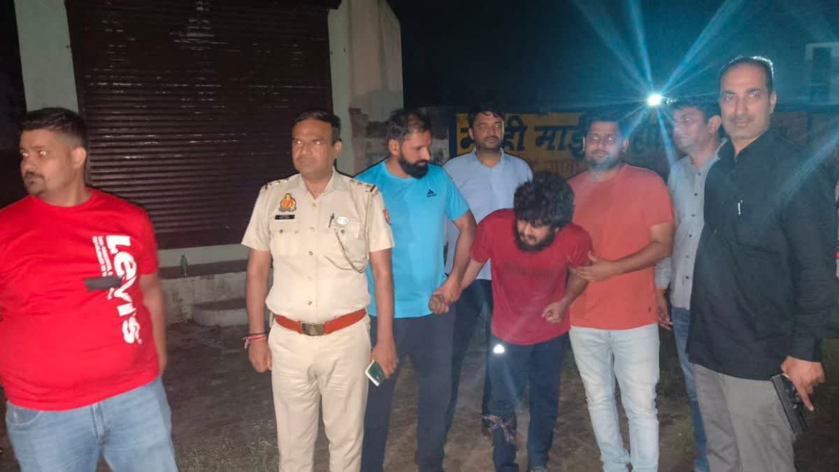 दिल्ली के वांटेड बदमाश को मेरठ में पुलिस ने मुठभेड़ के दौरान पकड़ा