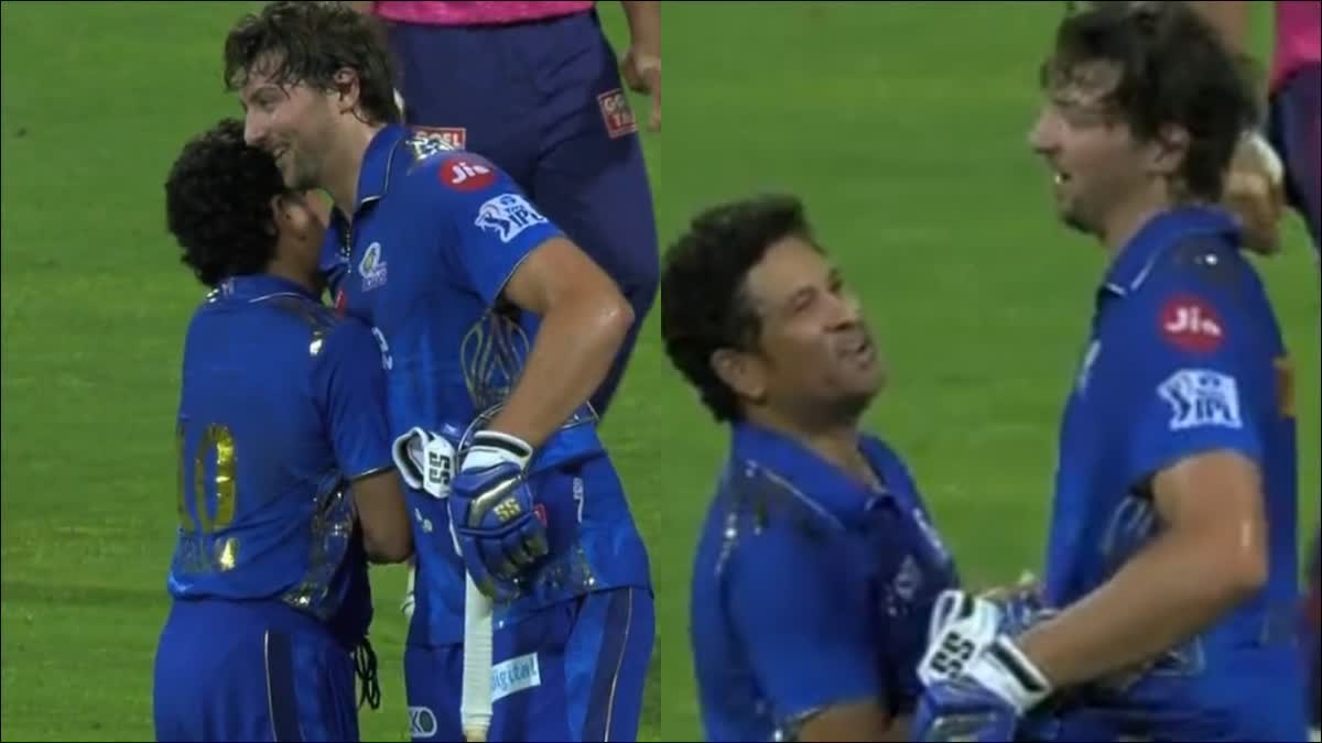 Sachin Tendulkar Reaction On Tim David Six