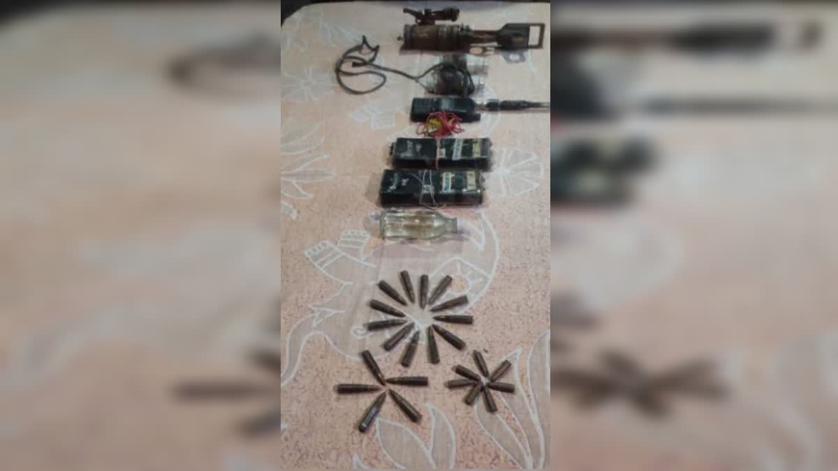 security  Forces busted Militant Hideout  in Ramban forests,  ammunition recovered