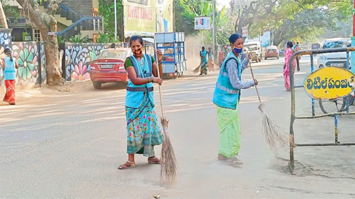 sanitation workers