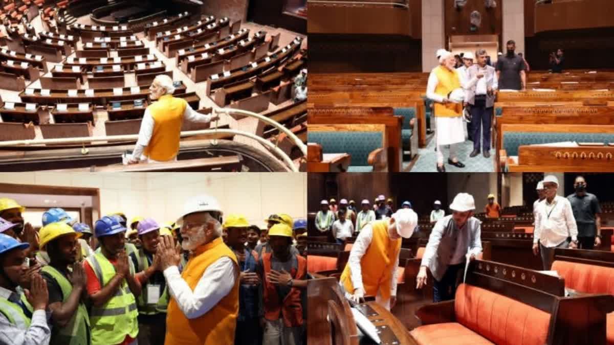 New Parliament building  india New Parliament building  പുതിയ പാർലമെന്‍റ് മന്ദിരത്തിന്‍റെ ഉദ്‌ഘാടനം  പുതിയ പാർലമെന്‍റ് മന്ദിരത്തിന്‍റെ ഉദ്ഘാടന തിയതി  പുതിയ പാർലമെന്‍റ് മന്ദിരം  New indian Parliament building