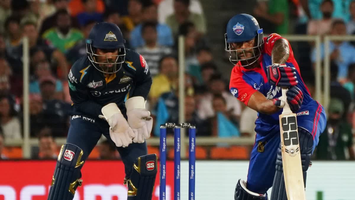 IPL 2023  Gujarat Titans vs Delhi Capitals score updates  Gujarat Titans  Delhi Capitals  GT vs DC  aman hakim khan  mohammed shami  ഐപിഎല്‍  ഐപിഎല്‍ 2023  ഗുജറാത്ത് ടൈറ്റന്‍സ്  ഡല്‍ഹി ക്യാപിറ്റല്‍സ്  അമാന്‍ ഹക്കീം ഖാന്‍  മുഹമ്മദ് ഷമി