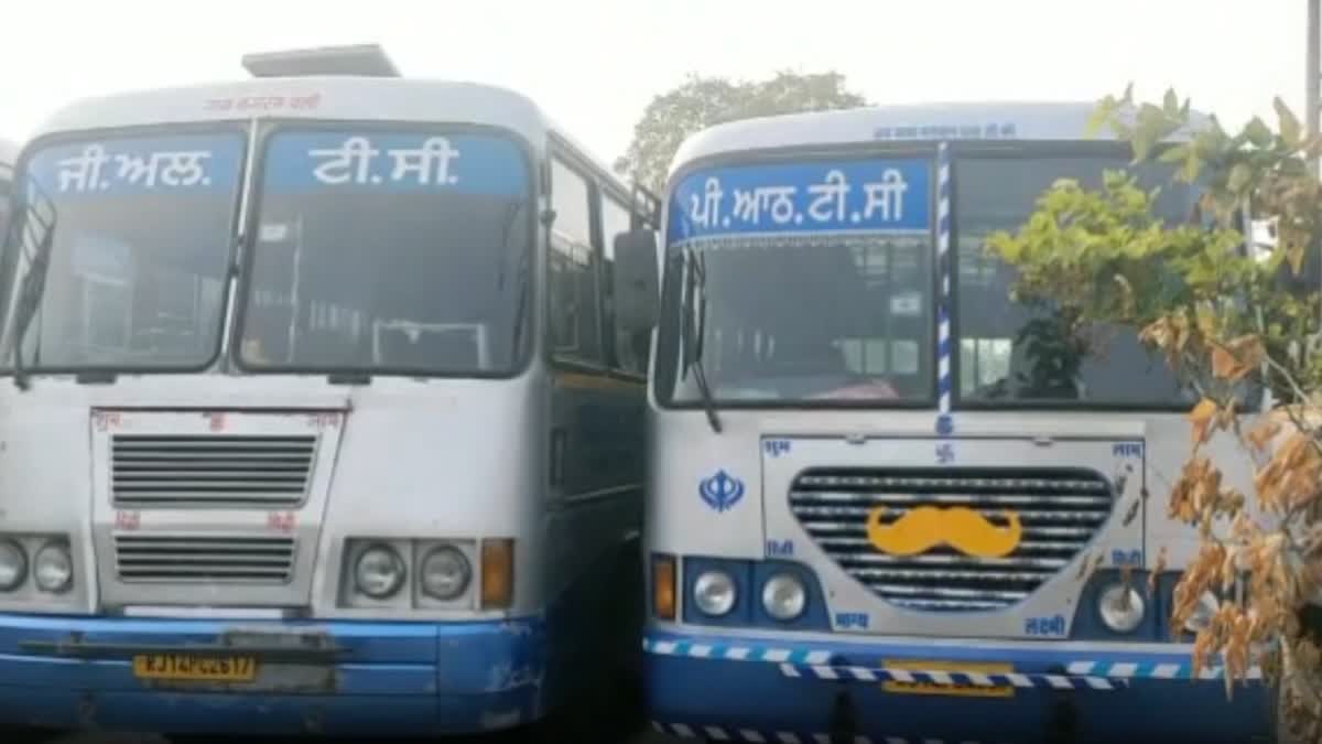 Rewari RTA department imposed fine on illegal buses