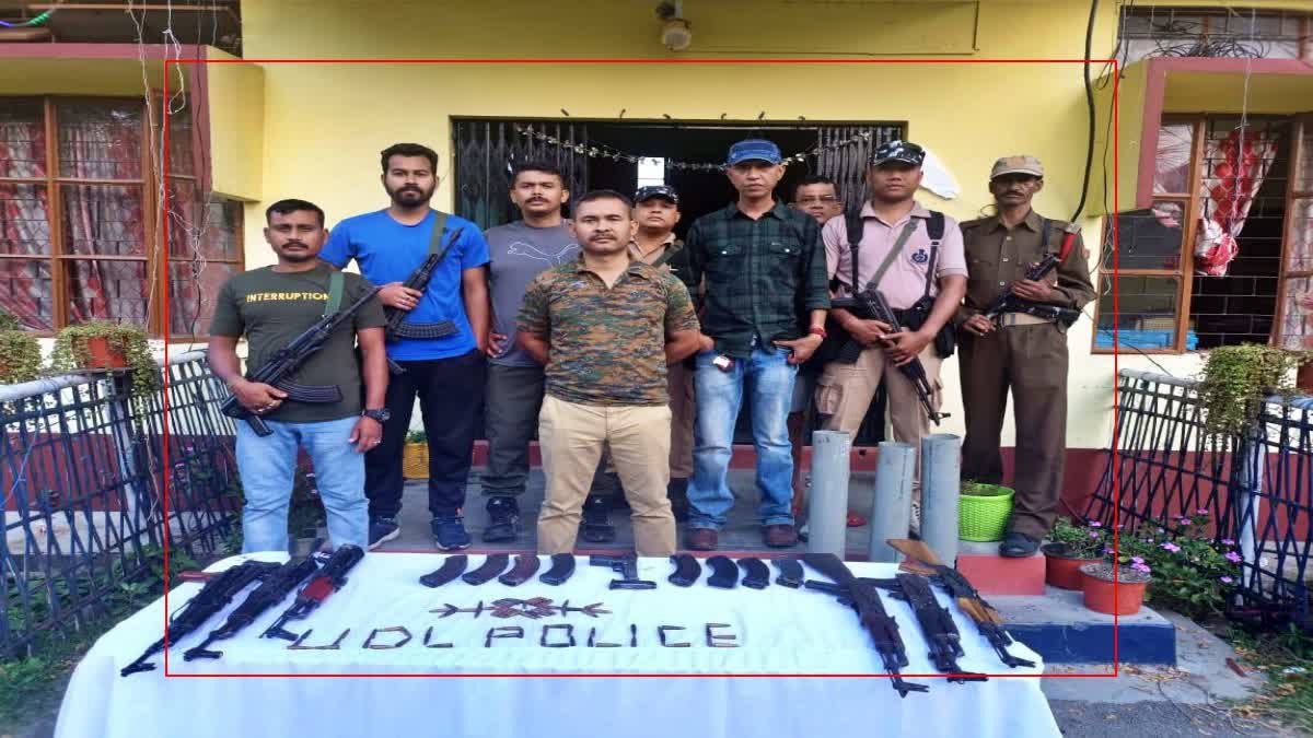 Arms seized in udalgueri