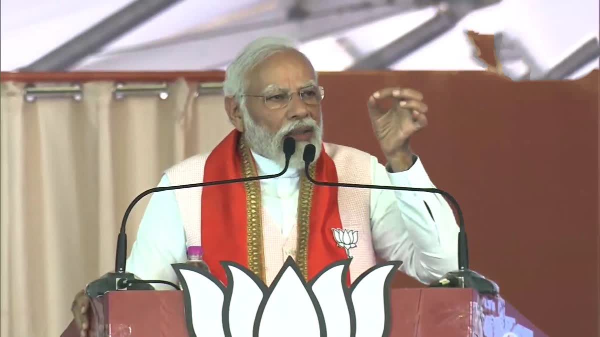 Congress aligns with the Anti nationals says pm modi in Karnaraka