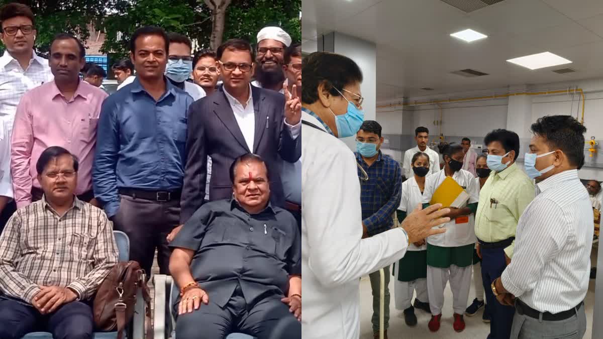 doctors strike in bundelkhand medical college