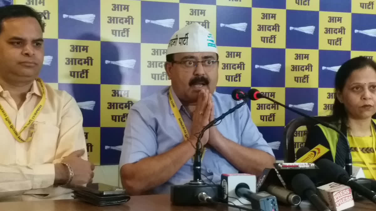 Aam aadmi party targets Congress, demands to reduce VAT on petrol and diesel in Rajasthan