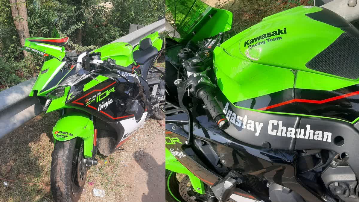 youtuber agastya chauhan making video on driving bike at 300 km per hour speed died in accident