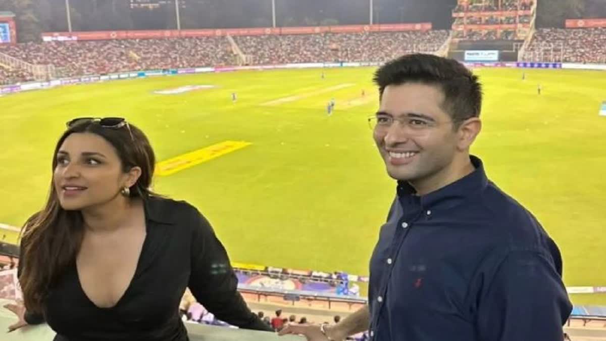 Parineeti Raghav In Stadium