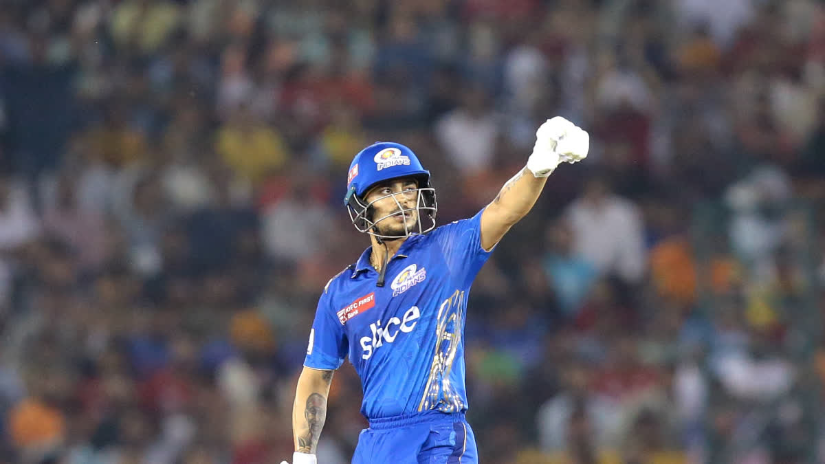 Ishan Kishan  IPL  IPL2023  Mumbai Indians  PBKSvMI  ഇഷാന്‍ കിഷന്‍  ഐപിഎല്‍  മുംബൈ ഇന്ത്യന്‍സ്  രോഹിത് ശര്‍മ്മ