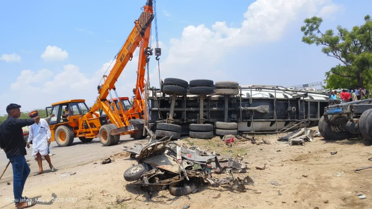 Horrific Road Accident in Jaipur