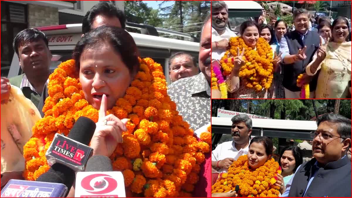 Radha Sood won in Ward-2 in MC Palampur By Election 2023.