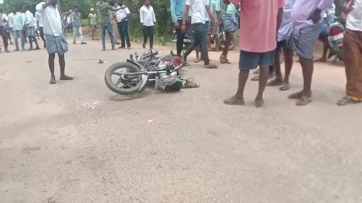 a-women-died-for-ksrtc-bus-collided-with-the-bike