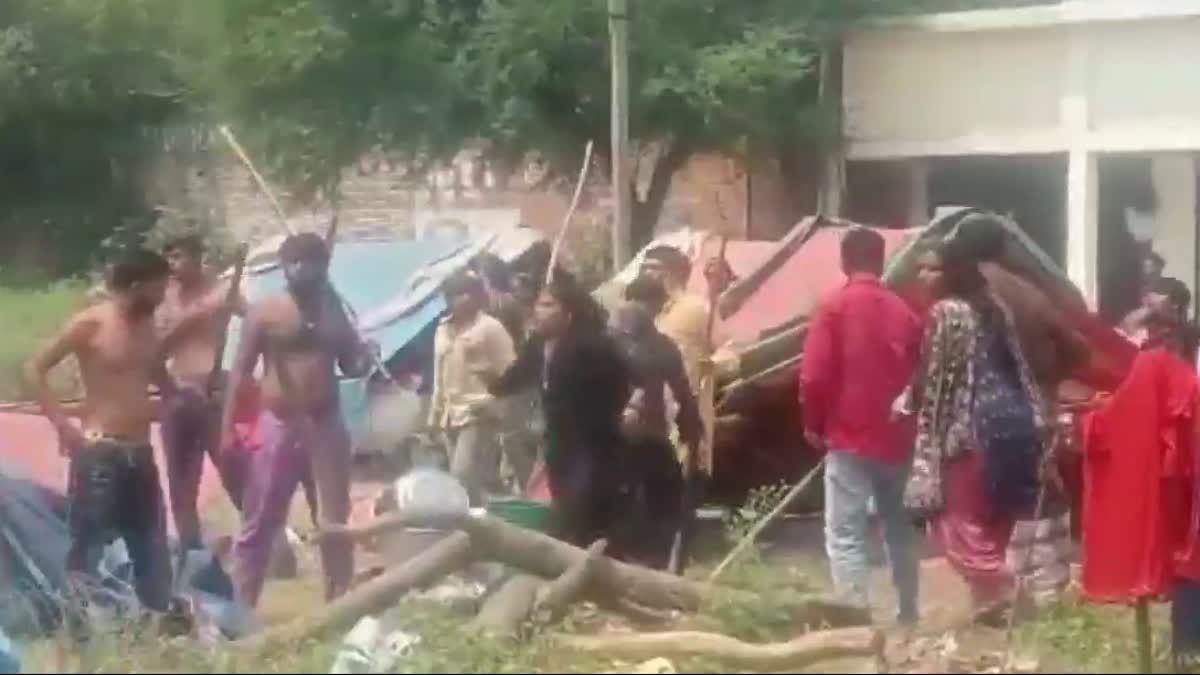 clashed in Yamunanagar Jagadhari grain market