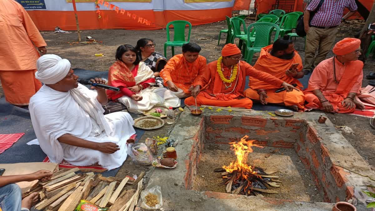 Dharma puja at Dharmatala