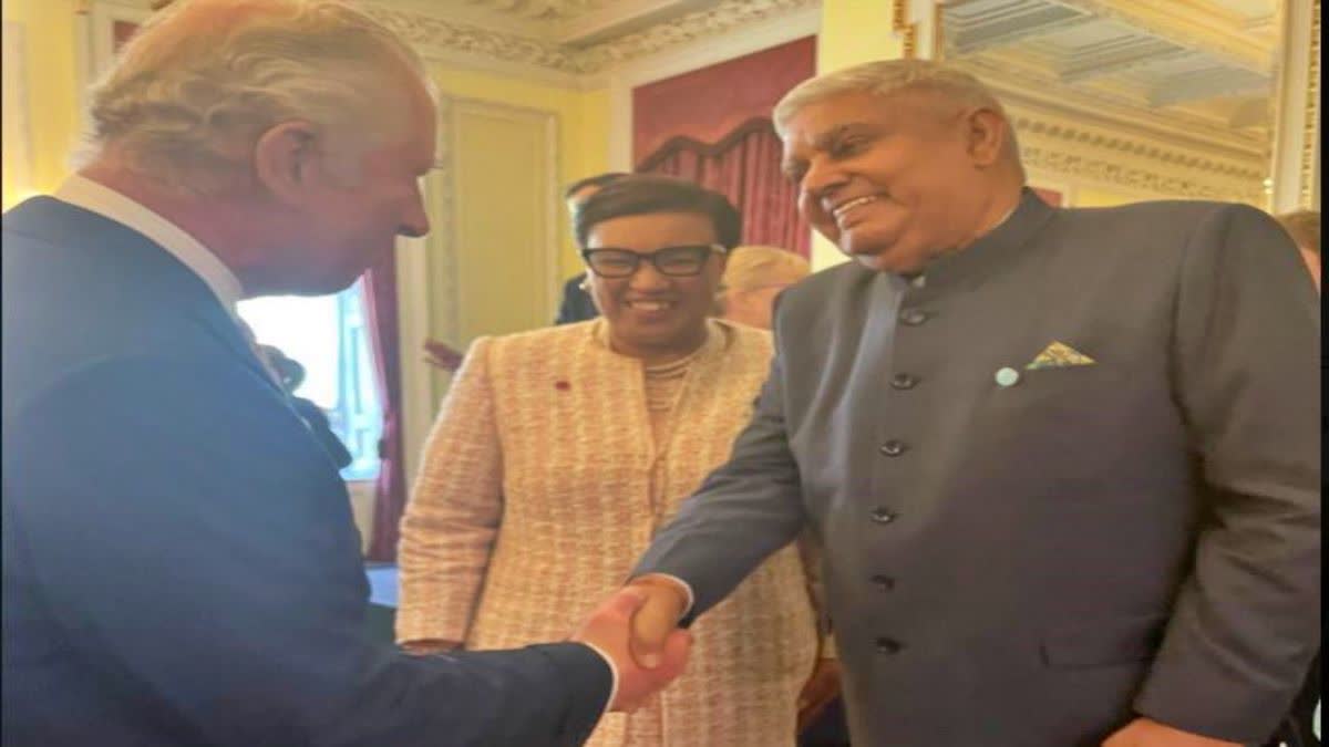 Dhankhar meets UK's King