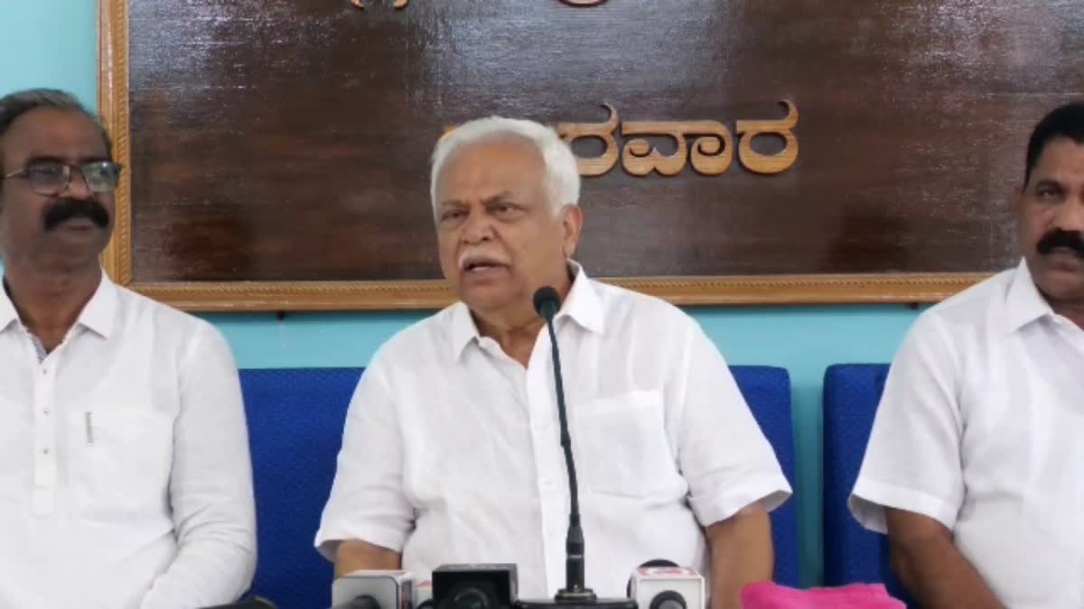 R.V  Deshpande press conference