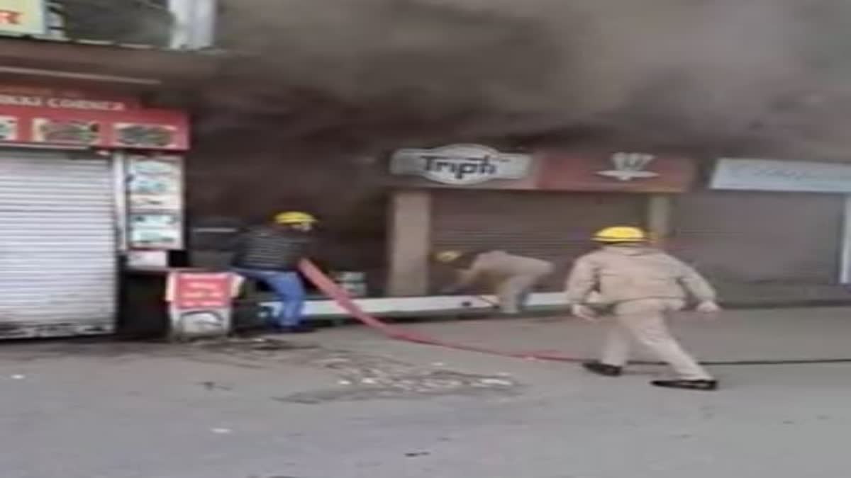 Shop Caught Fire In Shimla