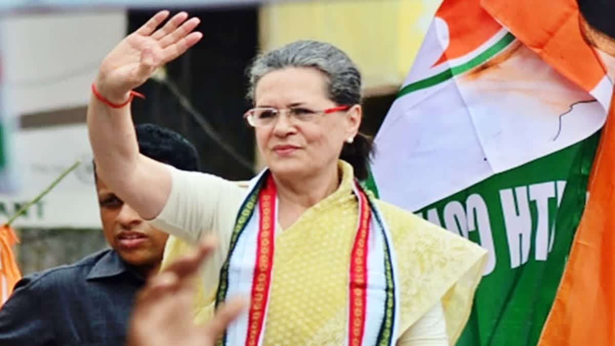 Former Congress president Sonia Gandhi