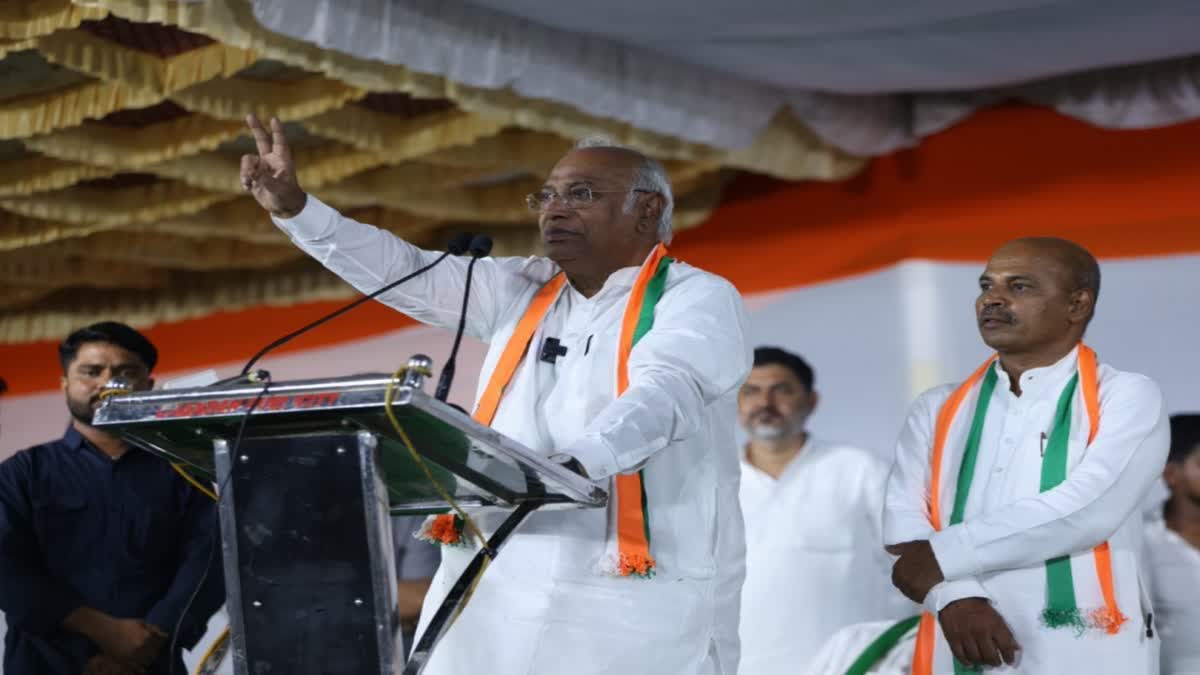 KARNATAKA ELECTION 2023 CONGRESS ALLEGES BJP CANDIDATE IS PLOTTING TO KILL MALLIKARJUN KHARGE