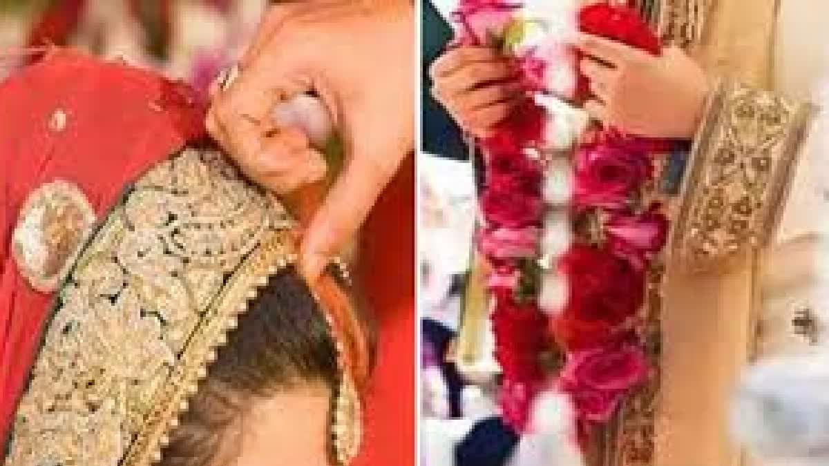 marriage broken in chandauli  The bride rejects alcoholic groom in UP Slug  വരന്‍ മദ്യ ലഹരിയിലെത്തി  നെറ്റിയ്‌ക്ക് പകരം സിന്ദൂരം ചാര്‍ത്തിയത് മുഖത്ത്  മദ്യലഹരിയിലെ സിന്ദൂര ചാര്‍ത്ത്  മദ്യലഹരി  ലഖ്‌നൗ വാര്‍ത്തകള്‍