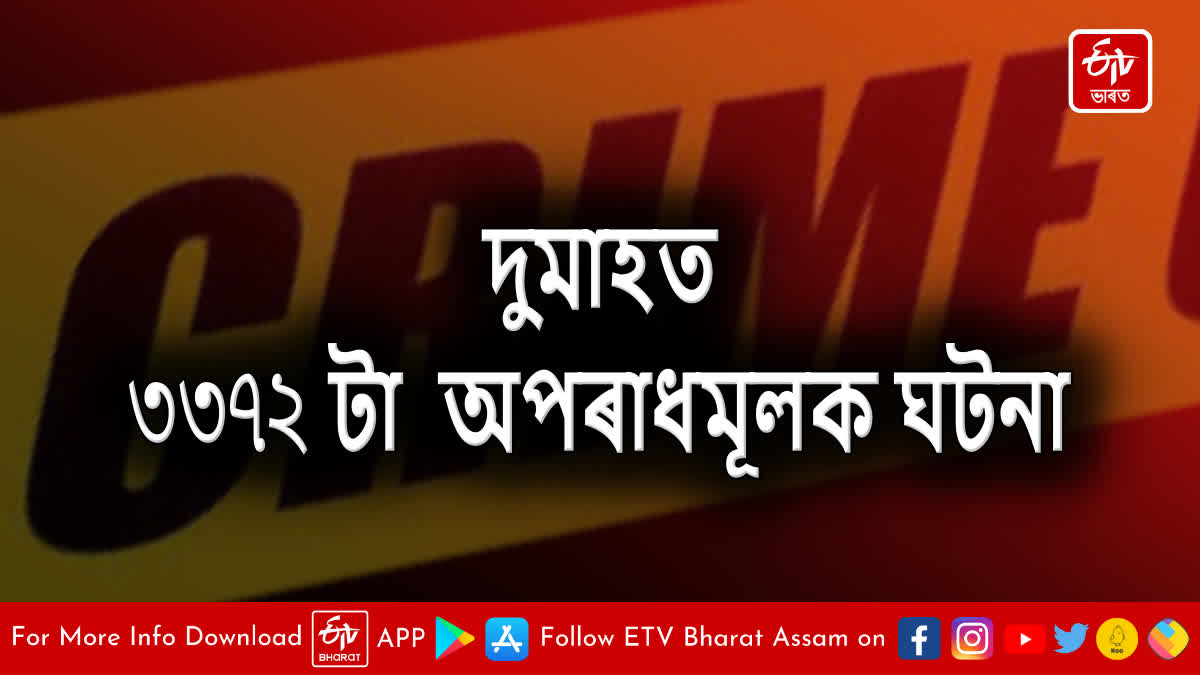 3372 criminal cases in the first two months of 2023 in Assam