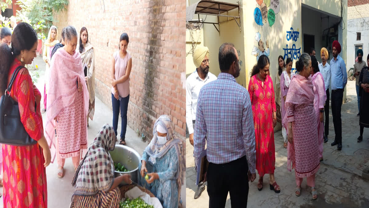 Punjab State Food Commission member Preeti Chawla visited the schools of Barnala