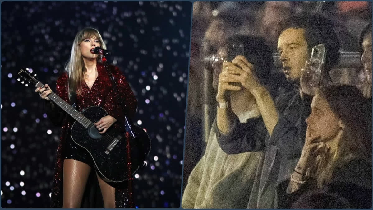 Amid dating rumours, Matty Healy seen at Taylor Swift's Tennessee show