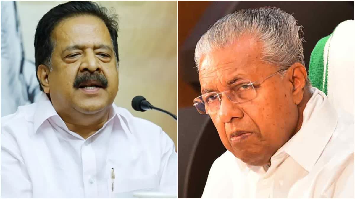 Ramesh Chennithala  എ ഐ ക്യാമറ വിവാദം  എ ഐ ക്യാമറ  പിണറായി വിജയന് തുറന്ന കത്ത്  മുഖ്യമന്ത്രിക്ക് തുറന്ന കത്തുമായി രമേശ് ചെന്നിത്തല  Ramesh Chennithala open letter to Pinarayi vijayan  മുഖ്യമന്ത്രിക്ക് ചെന്നിത്തലയുടെ തുറന്ന കത്ത്  Pinarayi Vijayan  Ramesh Chennithala to Pinarayi  Ai Camera  Ai Camera Chennithala