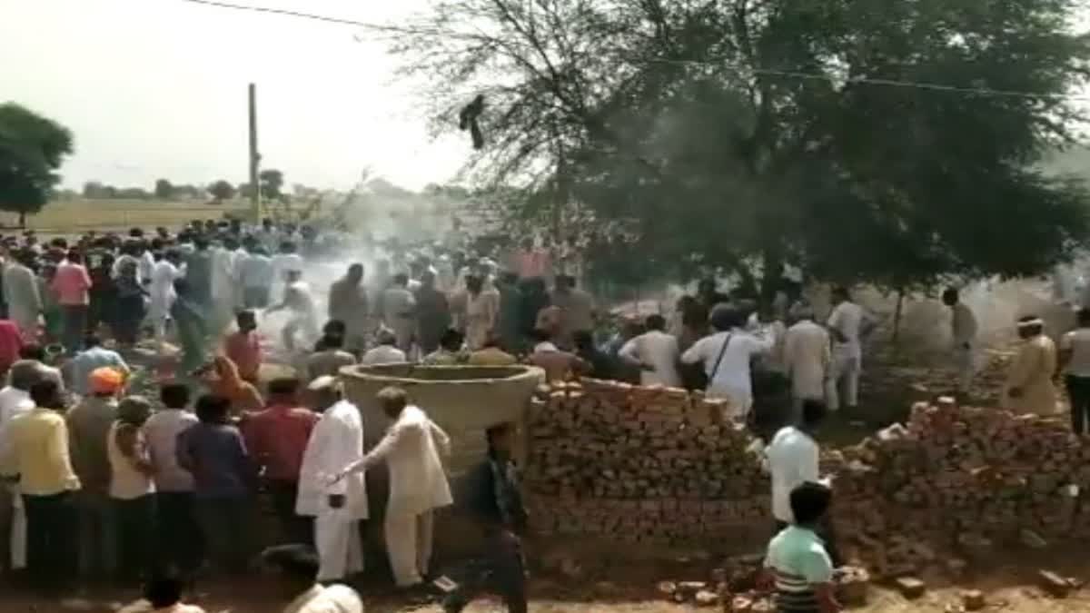 MIG-21 crash in Bahalol Nagar village of Hanumangarh, rajasthan