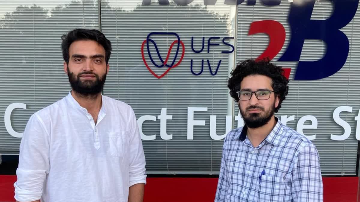 NIT Srinagar Research Scholars Irfan Ayoub and Umer Mushtaq