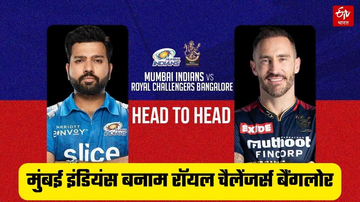 MI vs RCB Head to Head Match Preview