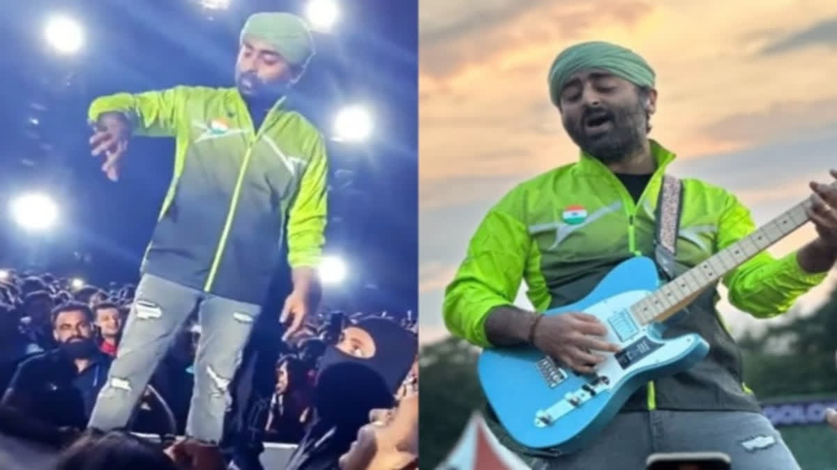 Arijit Singh injured after excited fan pulls hand during live concert, says "my hand is shaking"