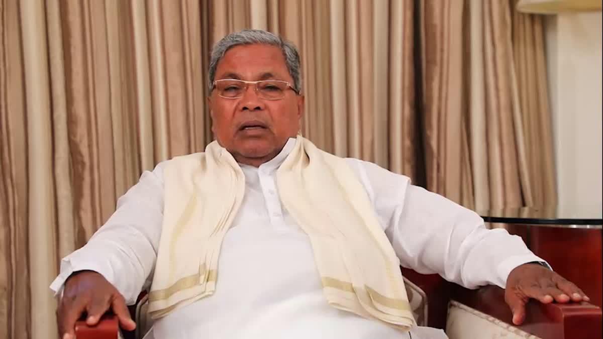 Opposition Leader Siddaramaiah