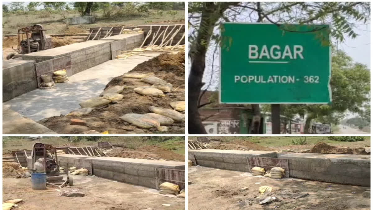 construction of check dam in Kasdol