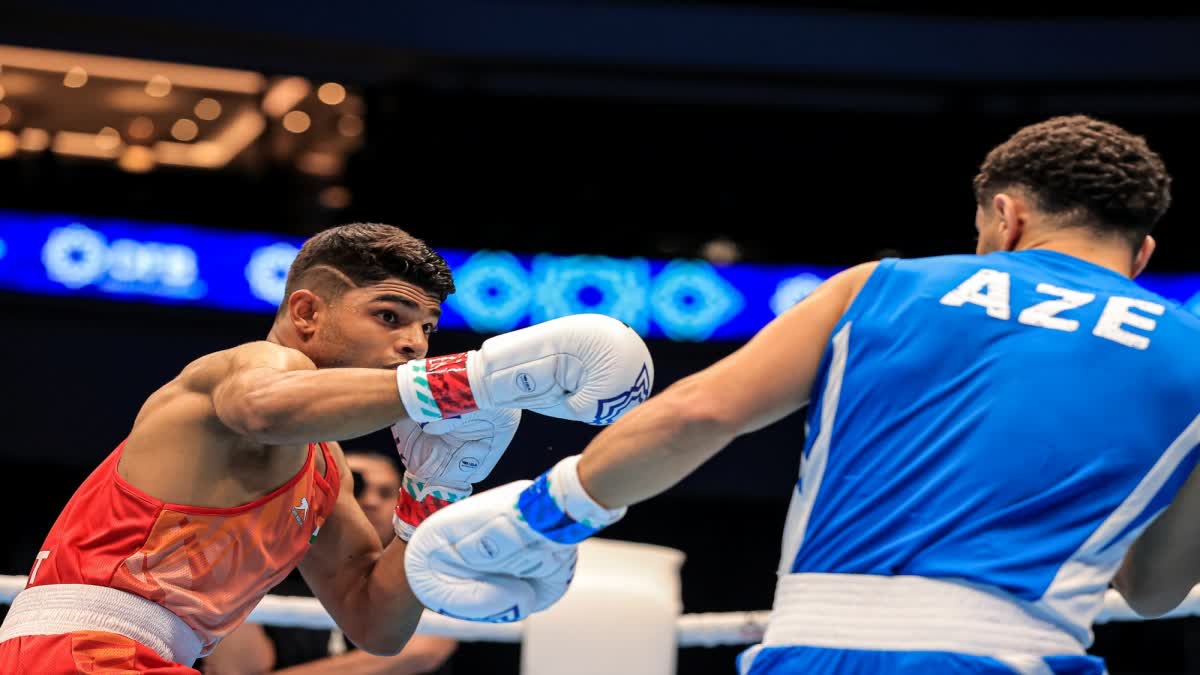 Deepak, Nishant register dominating wins to enter quarter-finals of World Boxing Championship