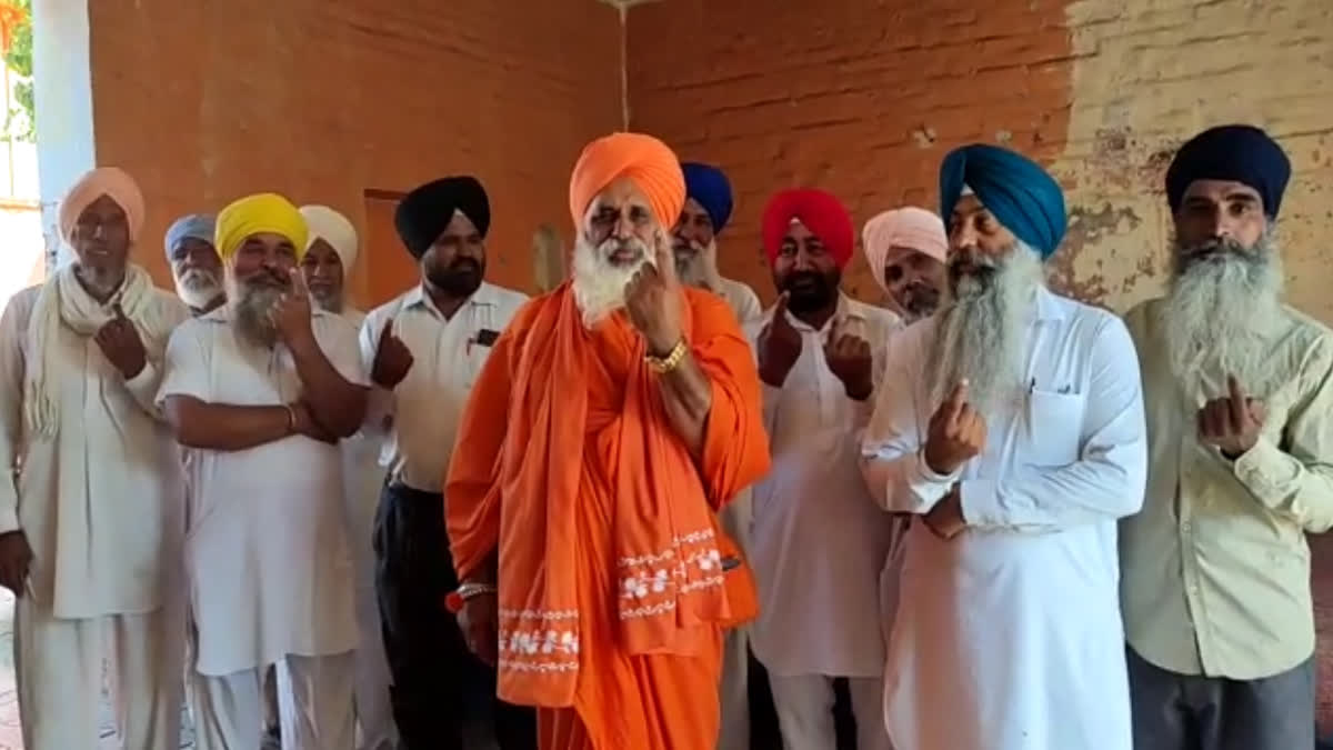 Jalandhar by-election: Rajya Sabha member Sant Balbir Singh Seechewal also cast his vote