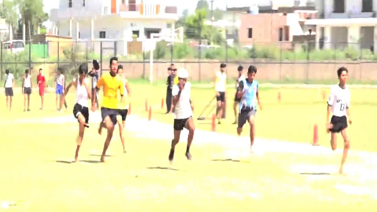 Athletics Competition and Cricket Trial in Indira Gandhi Sports Ground in Una.