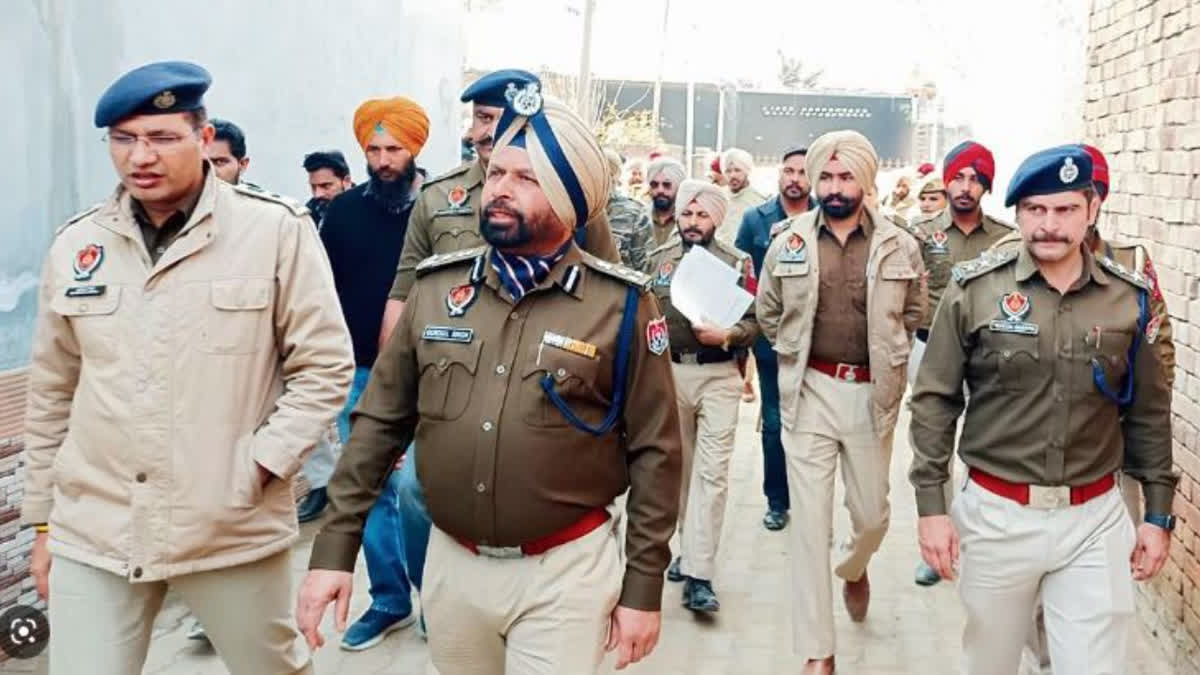 The Punjab Police conducted a cordon and search operation around the courts