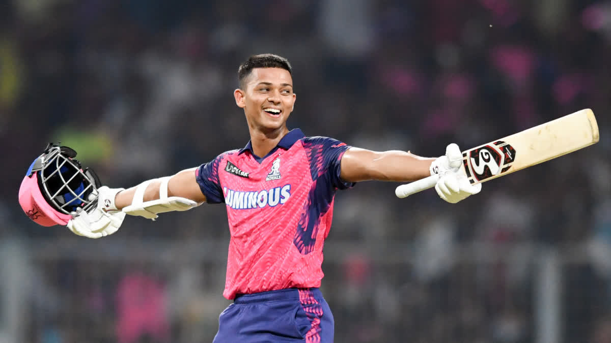 Yashasvi Jaiswal  Fastest Fifty in ipl history  IPL 2023  IPL  Yashasvi Jaiswal Fastest Fifty  Fastest Fifty in ipl  KKR vs RR  Rajasthan Royals  Sanju Samson  യശസ്‌വി ജയ്‌സ്വാള്‍  ഐപിഎൽ ചരിത്രത്തിലെ ഏറ്റവും വേഗതയാർന്ന അർധസെഞ്ച്വറി  സഞ്‌ജു സാംസണ്‍  ഐപിഎൽ  രാജസ്ഥാന്‍ റോയല്‍സ്  കൊല്‍ക്കത്ത നൈറ്റ് റൈഡേഴ്‌സ്