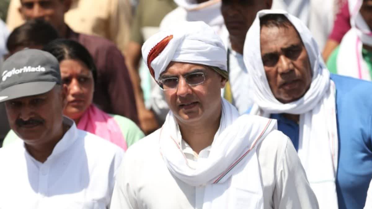 Sachin Pilot in Jan Sangharsh Padyatra