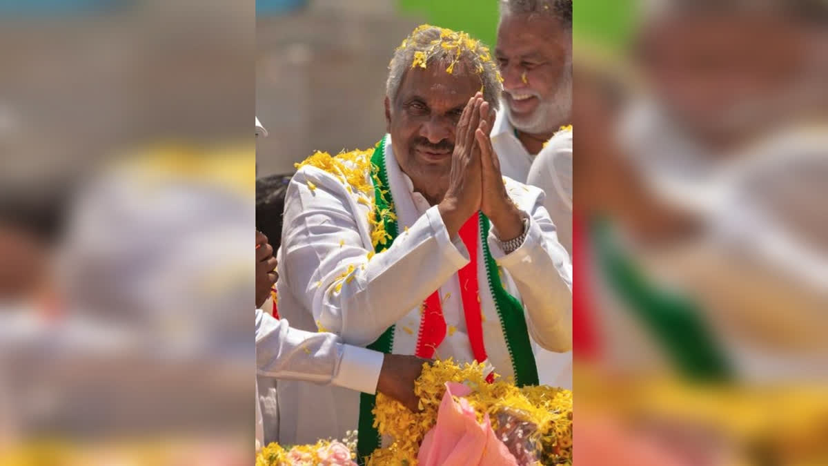 Sarvajnanagar Assembly Constituency  KJ George won by 55 thousand votes  Karnataka assembly election  55 ಸಾವಿರ ಮತಗಳಿಂದ ಕೆಜೆ ಜಾರ್ಜ್​ಗೆ ಭರ್ಜರಿ ಗೆಲುವು  ಬೆಂಗಳೂರು ವಿಧಾನಸಭೆ ಕ್ಷೇತ್ರ  ಸರ್ವಜ್ಞನಗರ ಕ್ಷೇತ್ರ ಕಾಂಗ್ರೆಸ್​ನ ಭದ್ರಕೋಟೆ  ಕಾಂಗ್ರೆಸ್ ಪಕ್ಷದ ಪ್ರಭಾವಿ ನಾಯಕ  ಪ್ರಭಾವಿ ನಾಯಕರಾಗಿರುವ ಕೆಜೆ ಜಾರ್ಜ್  ಜಾರ್ಜ್​ ಗೆಲುವಿನ ನಾಗಾಲೋಟ