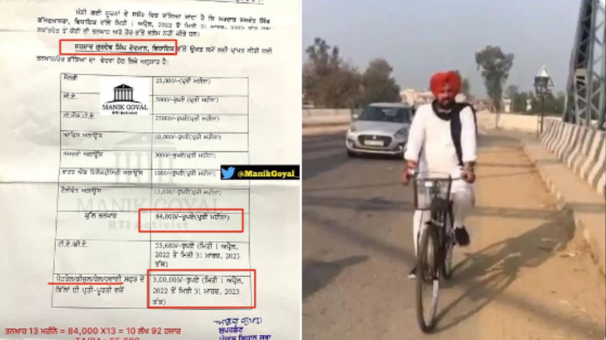 An RTi report claimed that Nabha MLA Gurdev Maan earns lakhs of rupees
