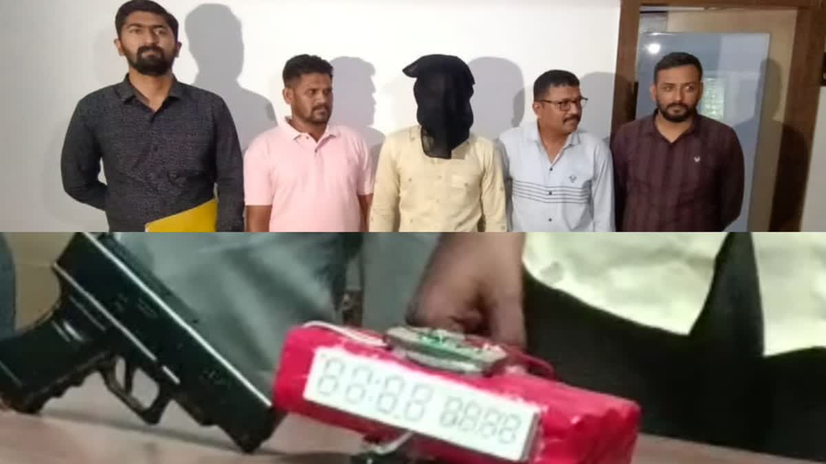 ITI student made a duplicate bomb and demanded ransom of 700 grams of gold from the jewellers.